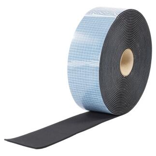 EPDM Zellkautschuk 4mm Stärke - von 250mm bis 900mm Breite - einseitig selbstklebend - 10m Rolle