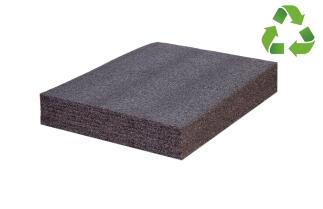 HSF Multilayer Schaumstoff - schwarz schwarz für DIY Werkzeugeinlage - 350 x 400 x 30 mm
