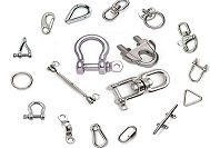 Rigging accessories, vast range