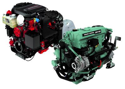 Volvo Penta Einbaumaschinen mit Benzinmotor und Dieselmotor