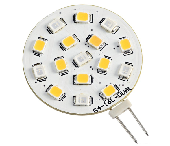 Osculati Bombilla 16 LEDs G4 Conexion Lateral Blanco/Rojo