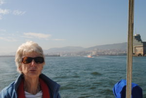 Leaving El Abra with port control building.
