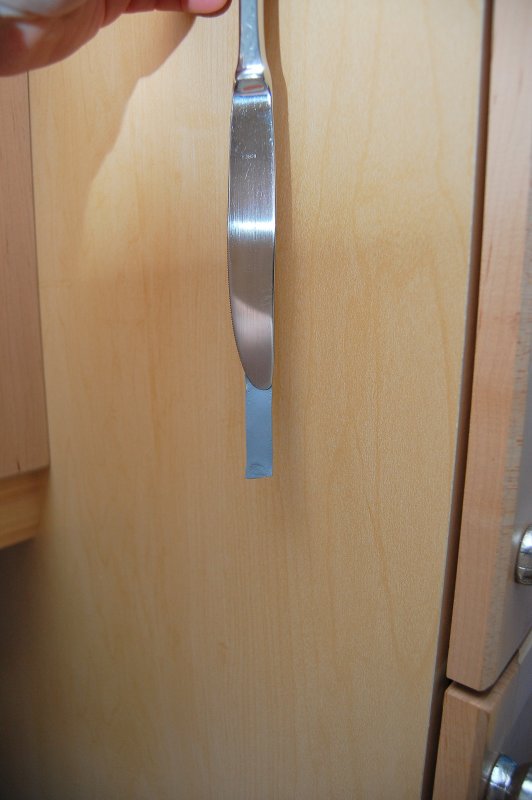 Stuck To Knife