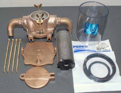 Rebuilding A Perko Bronze Sea Strainer