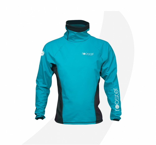 Rooster Womens Classic Aquafleece Top Teal
