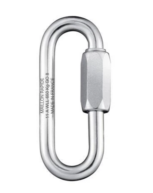 Peguet 8mm (5/16") Stainless Steel Large Opening Maillon Rapide Quick Link