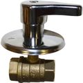 AG Bulkhead Ball Valve Cold 1/2" BSP Female Ports