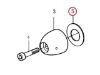 Volvo Penta Saildrive cone plastic washer, Part Number 850888