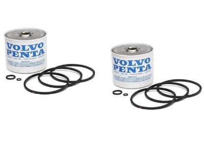 Volvo Penta Diesel CAV Fuel Filter Element Twin Pack, Part Number 3581078