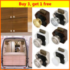Push Button Catch Lock Cupboard Door Motorhome Cabinet Camper Caravan Latch Knob