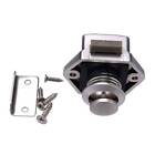 Push Button Catch Lock Cupboard Door Cabinet Camper Caravan Latch Knob