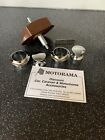 BROWN DOUBLE TYPE PUSH BUTTON BATHROOM DOOR CATCH CARAVAN MOTORHOME BOAT