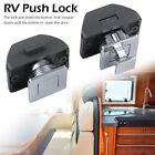 Push Button Latch Lock Cupboard Cabinet Catch Drawer Campervan Boat Easy Install