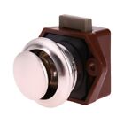 NICKEL PUSH BUTTON DOOR LOCK CATCH 18MM 19MM handle drawer caravan camper boat
