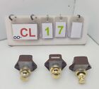 Push Button Cupboard Lock Door Latch Keyless Cabinet Drawer Catch Knob Caravan