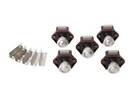 5x Push Button Drawer Cupboard Door Catch Lock Caravan Motorhome Boat Lock