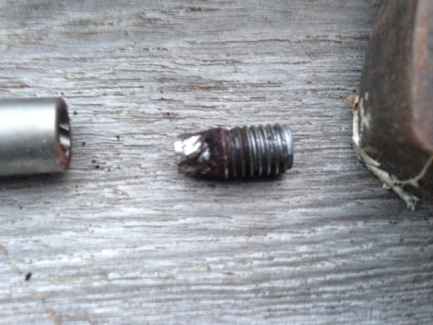 Remains of the stud