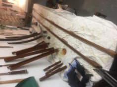 Varnishing gets underway 2