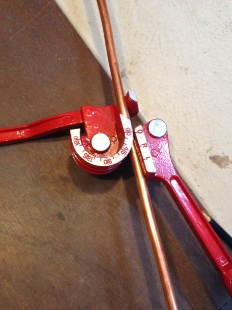Pipe bender pre bend