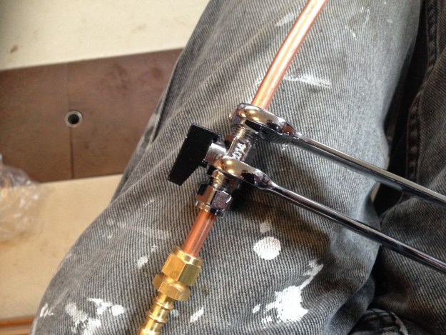 Tightening compression joint