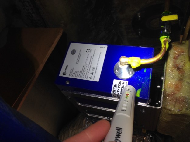 Gas testing wand use