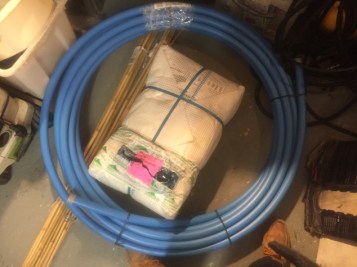 Pipe and tarp