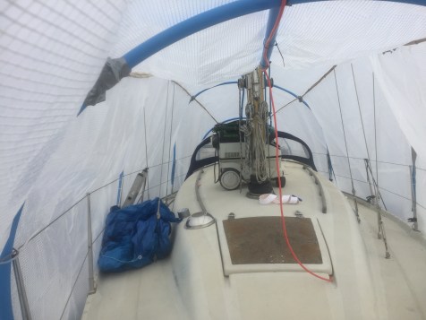 Cover up looking aft