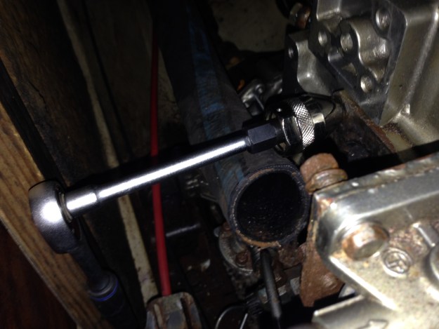 Laser extractor at work