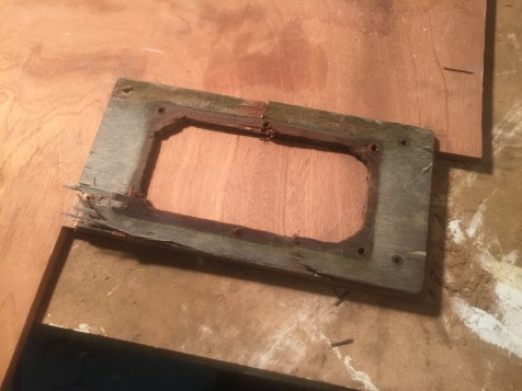 Engine controls backer