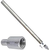 GOLDMAN SERVICE Magnesium Anodes 22 x 350 mm for Electric Boiler + 2 Adapters for Various Threads M8 to M6. Sacrificial Anode