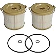 KATSU Filter Element 2010TM 2 Pieces Compatible with Racor FG500 Diesel Engine Fuel Filter Water Separator Replacement Truck 