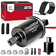 CarBole Electric Fuel Pump 5-9 PSI,Universal Petrol Pump Fit for Diesel and Gasoline with Installation Kit,Pure Copper Wire,8