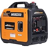 maXpeedingrods 2300W Portable Inverter Generator 4 Stroke Silent Pure Sine Wave Generator for Camping, Caravan, Motorhome