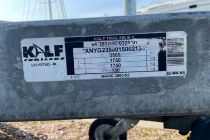 Kalf 3500-82 Tandem-as trailer