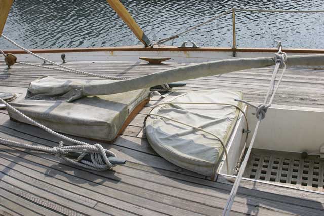 s Covers over vulnerable varnished work make sense, but a complete cover will also protect the deck