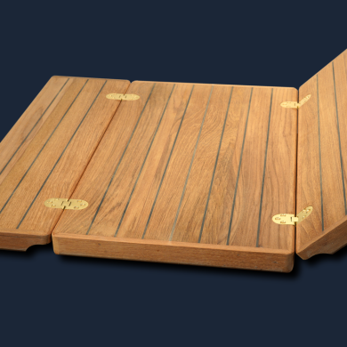 TEAK BINNACLE TABLE