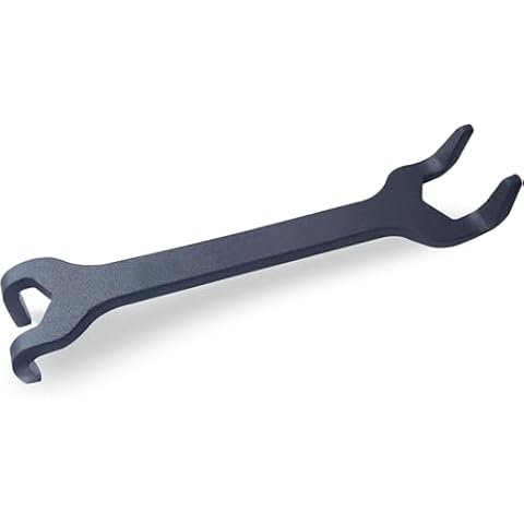 HAUTMEC Wrench 15 & 22 mm Capacity, Double-Ended 1/2-3/4-inch BSP Basin Wrench PL7261705