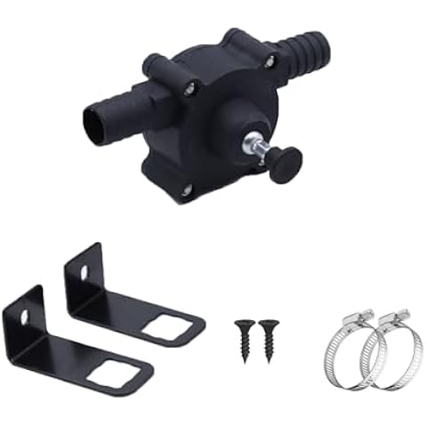 Bamyli Electric Drill Pump Mini Portable Hand Drill,Diesels Oil Fluid Water Hand Self-Priming Transfer Pumps,Electric Drill Water Pump for Home Garden Outdoor Use