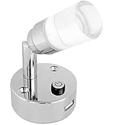 Dream Lighting 12v Reading Light with USB Campervan Caravan Motorhome Interior Light Clear Acryli...