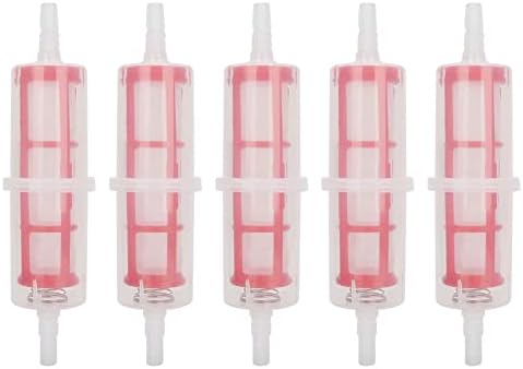 5Pcs Universal Large Inline Diesel Fuel Filter for 8mm - 10mm Pipe Hose
