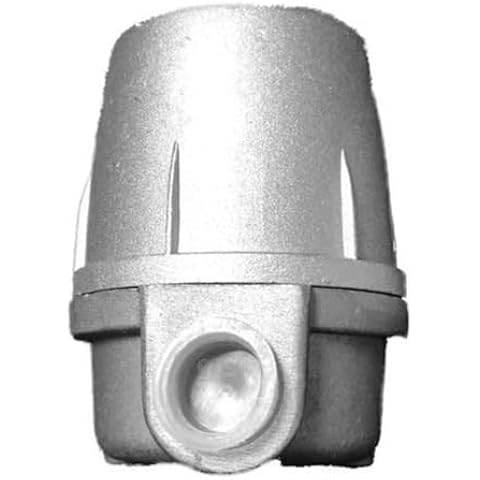 Oil Filter Bowl - 3/8", Aluminium Oil Line Filter Bowl, Fuel Filter and Diesel Filter for Oil and Gas Separation for Oil Tanks and Oil Central Heating Systems