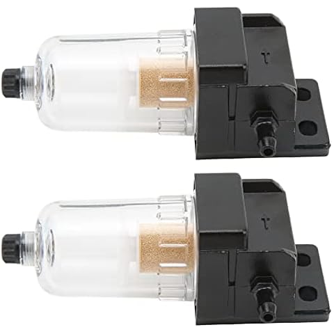 Haosie 2PCS Fuel Filter, Inline Fuel Filter, Diesel Filter, Water Separator Kit, Removable Filter Parking Heater, Replacement for Webasto/Eberspacher Heaters