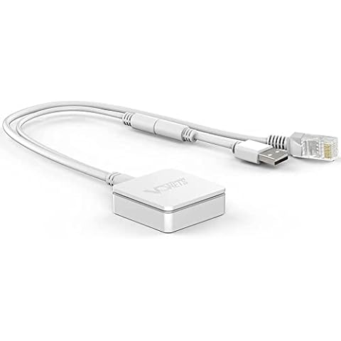 VONETS VAR11N-300 WiFi Bridge 300Mbps/2.4GHz Mini Wireless Repeater/Router Ethernet to WiFi Convert with WAN/LAN Port Built-in Antenna for Hotel IP Printer Network Devices