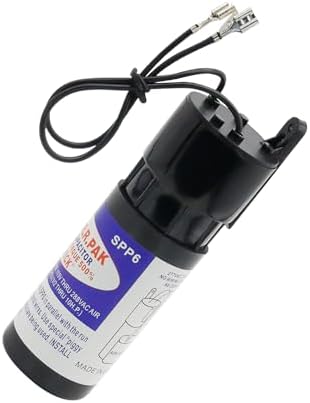 SPP6 Hard Start Kit 115V Thru 288VAC for Air Conditioner, AC Hard Start Capacitor, Increases Starting Torque 500% from 4.000 BTU Window Units to 120.000 BTU Commercial Units (1/2 Thru 10 H.P.)