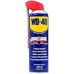 WD-40 Multi-Use Smart Straw 450ml Spray Aerosol Can Clean Rust Lubricant, blue