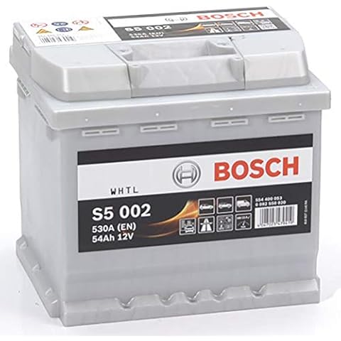 Bosch S5002 - Car Battery - 54A/H - 530A - Lead-Acid Technology - for Vehicles without Start/Stop System
