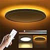 Matane LED Ceiling Light Dimmable 24W, Ceiling Lamp with Remote Control Timeable, 2000K Night Light Warm, Panel 3000K-6500K for Bedroom Kid's room, Living Room, Bathroom, Kitchen Round White 11.8 Inch