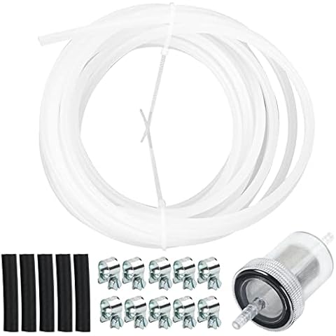 HOIIME 17PCS Car Air Parking Heater Tube Replacement Fuel Pipe Line Hose Clip 470499 Fuel Filter Crude Oil-Heater for Webasto Eberspacher (White & Black)
