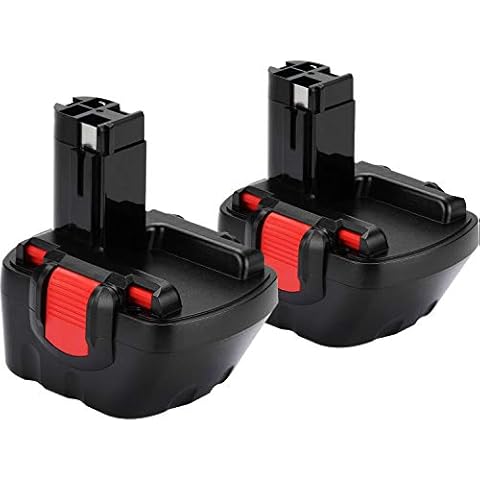 2Packs Shentec 12V 3.5Ah Ni-MH Replacement Battery for Bosch BAT043 BAT045 BAT120 BAT139 2607335542 2607335526 2607335274 2607335709 for Bosch GSR 12-2 12VE-2 PSR 12 GSB 12VE-2 22612 23612 32612