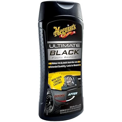 Meguiar's G15812EU Ultimate Black Plastic & Trim Restorer 355ml. Makes black plastic & trim look like new